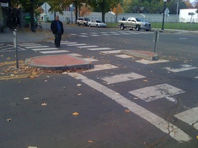 Pedestrian Refuge Median