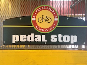 Folsom Pedal Stop sign