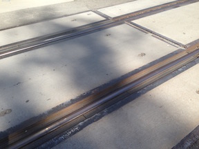 BNSF railroad tracks