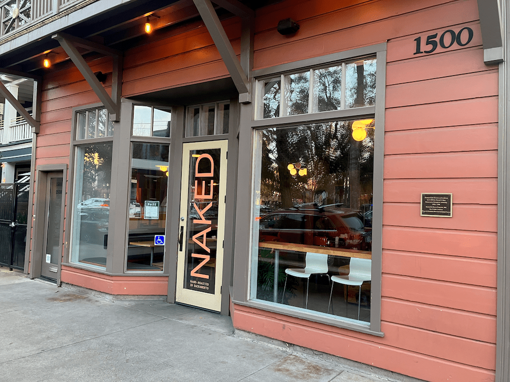 Naked Lounge, outside