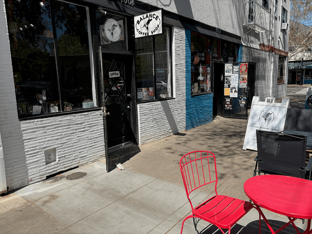 photo of Balance Coffee outside