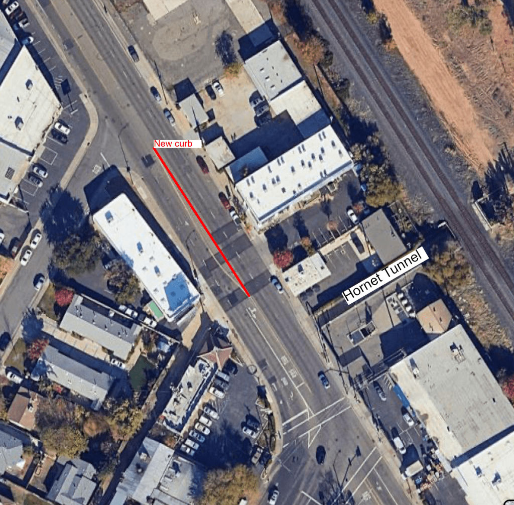map overview of Elvas Ave between 64th St and 65th St