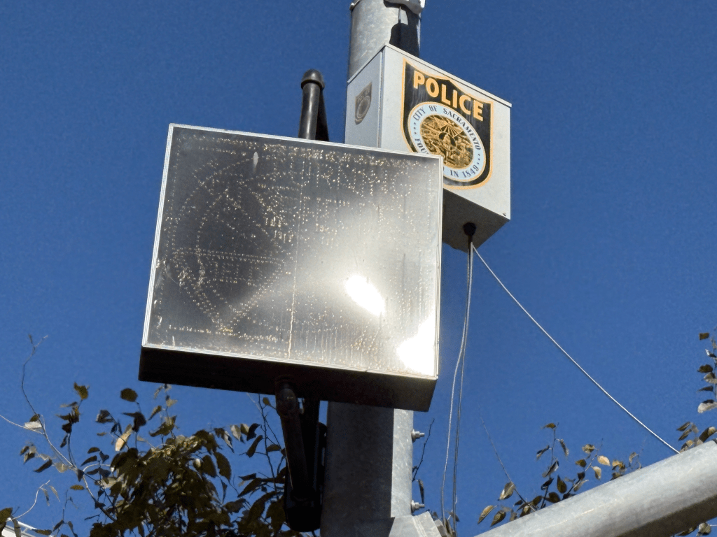 photo of SacPD ShotSpotter at J St & 5th St