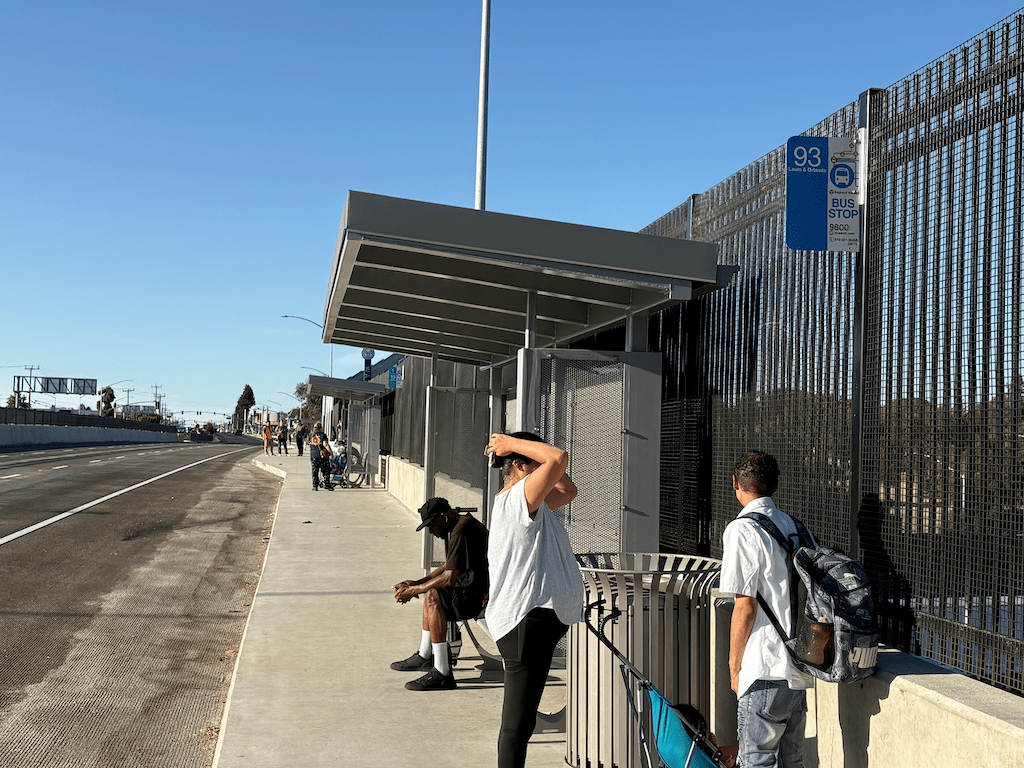 photo of SacRT Watt/I-80 Route 93 bus stop